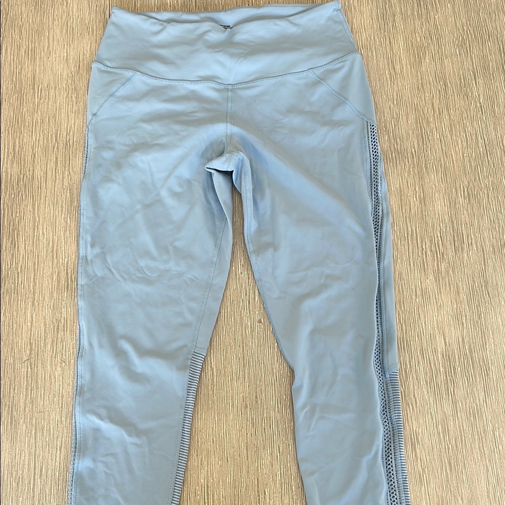 Womens Blue Leggings